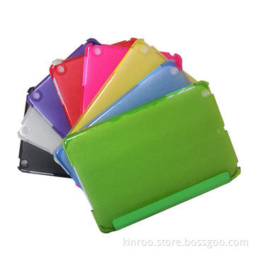 3-panel Cover for iPad mini 1 and 2, with transparent shell